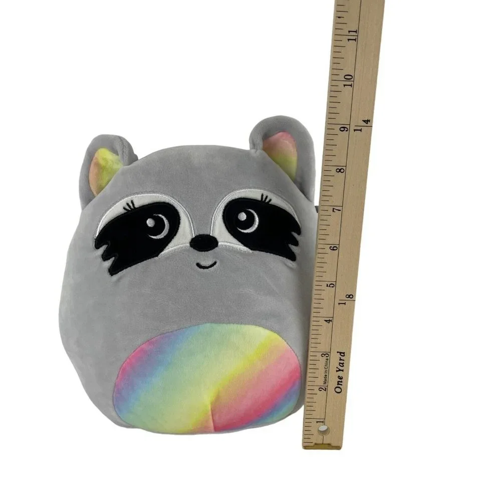 Squishmallow Max Raccoon 2021 Summer‎ Squad 8 Inch Squishy Soft Plush Toy NWT